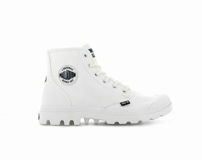 Botas Palladium SMILEY ® PAMPA HI BE KIND Hombre Blancas | Costa Rica-16479